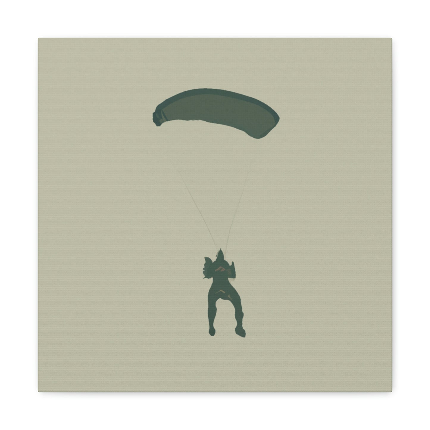 "Paratrooper in Flight" - Canvas