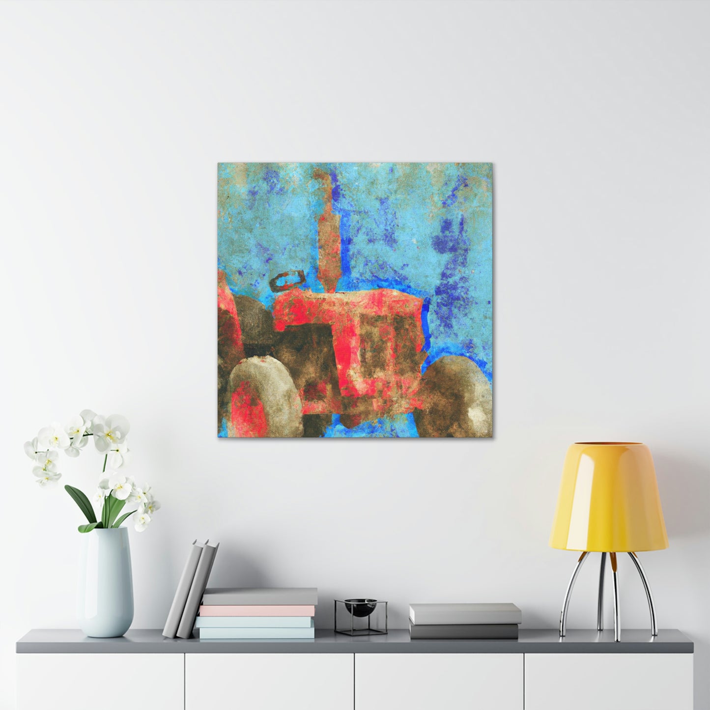 "Tractor in Simplicity" - Canvas