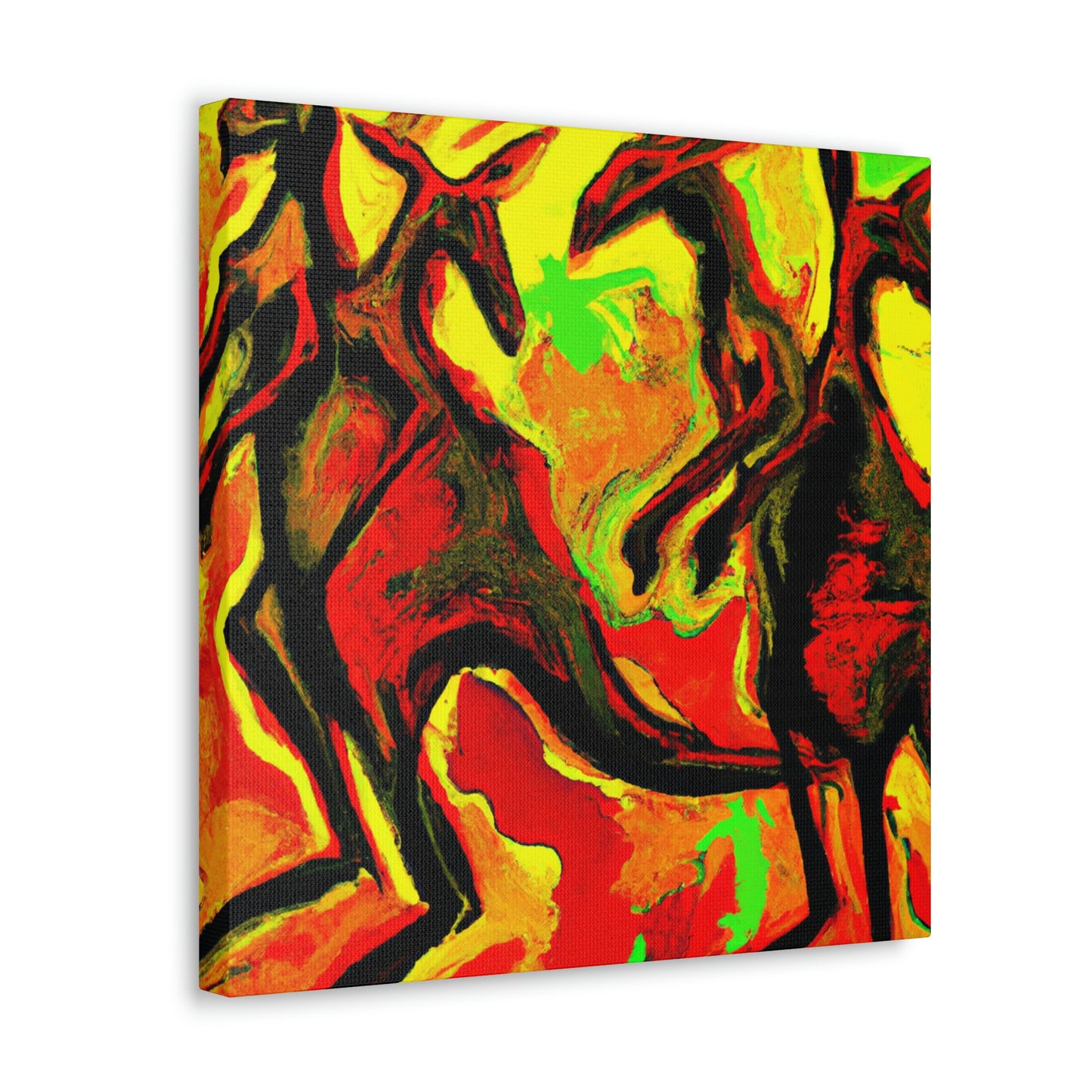 Kangaroos in Expressionism - Canvas