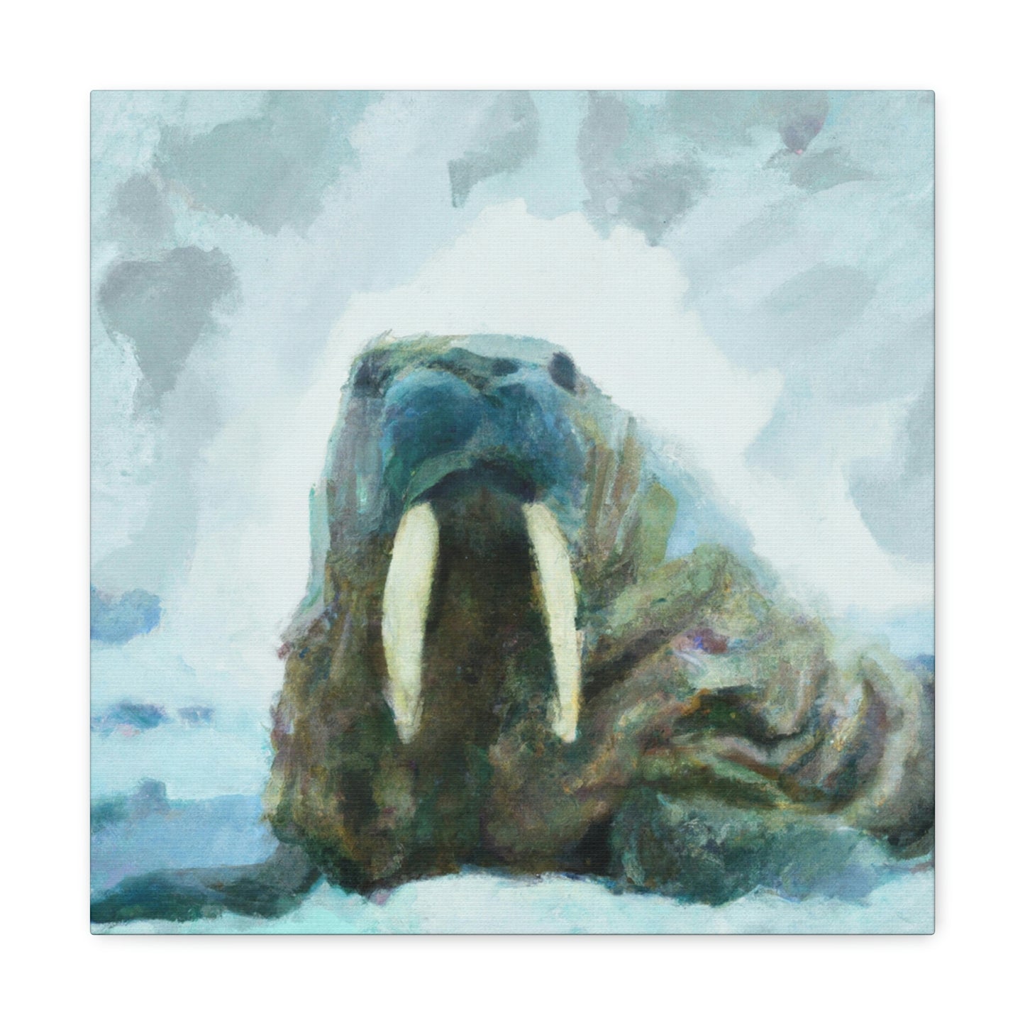 "Walrus in Expressionism" - Canvas