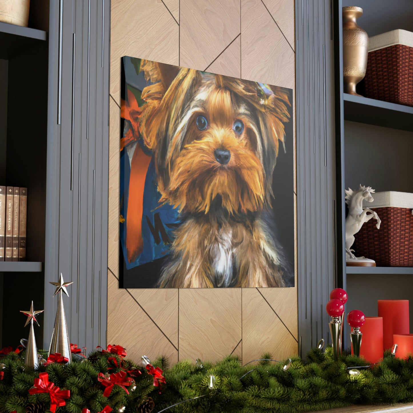 "Yorkshire Terrier Surrealism" - Canvas