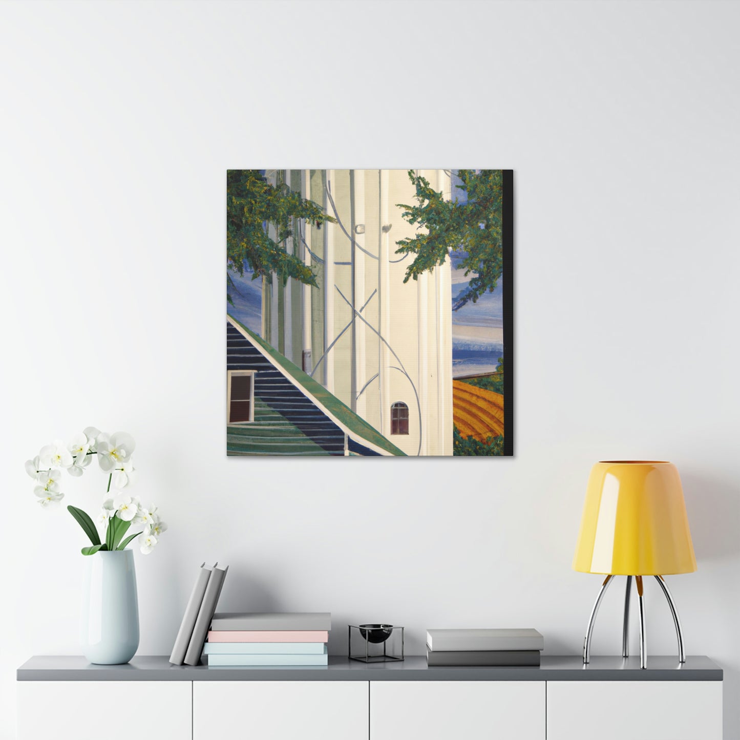 "Silo's Rustic Beauty" - Canvas