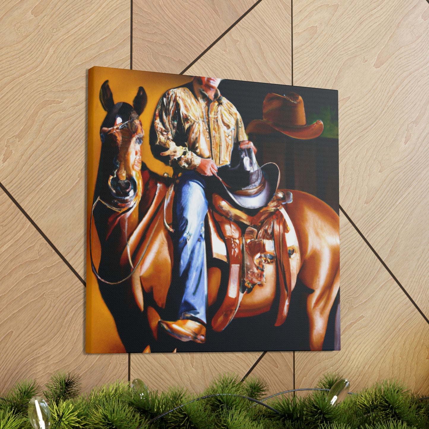 Saddle in High Detail - Canvas