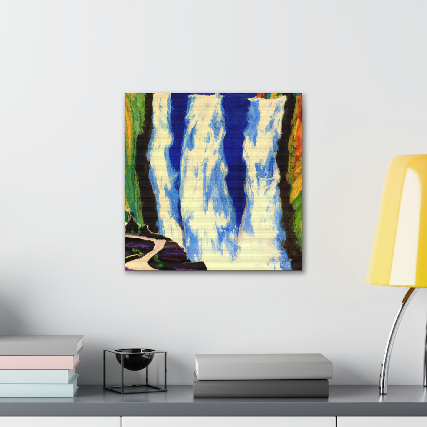 Thundering Water Plunge - Canvas