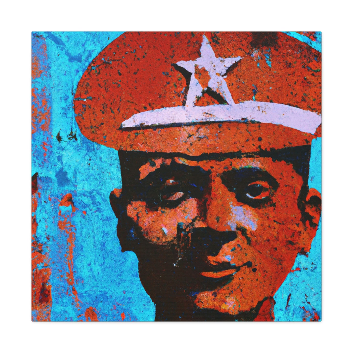 Soldier in Pop Art - Canvas