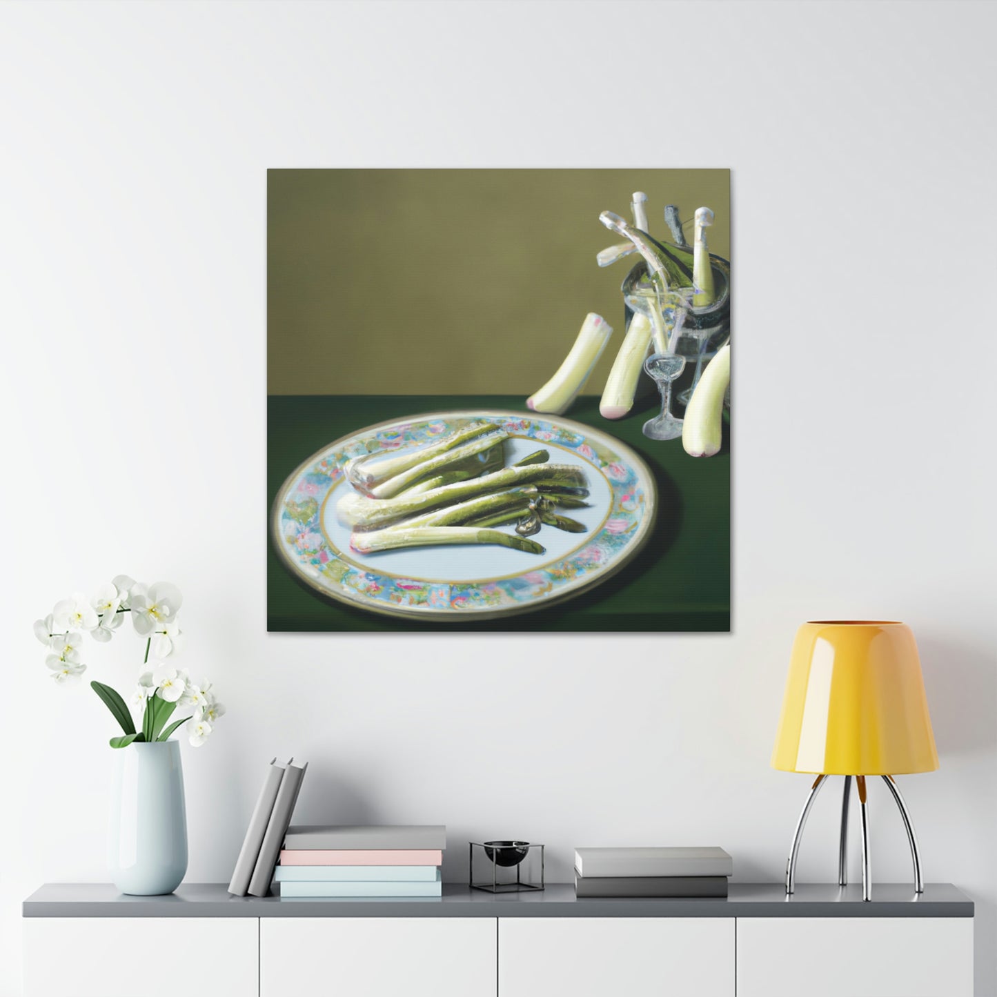 "The Asparagus Harvest" - Canvas