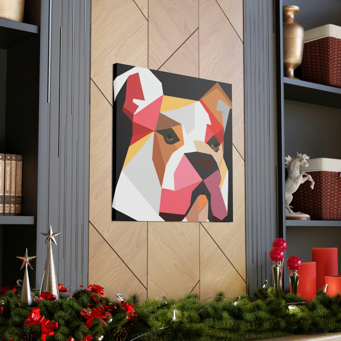 American Bulldog Minimalism - Canvas