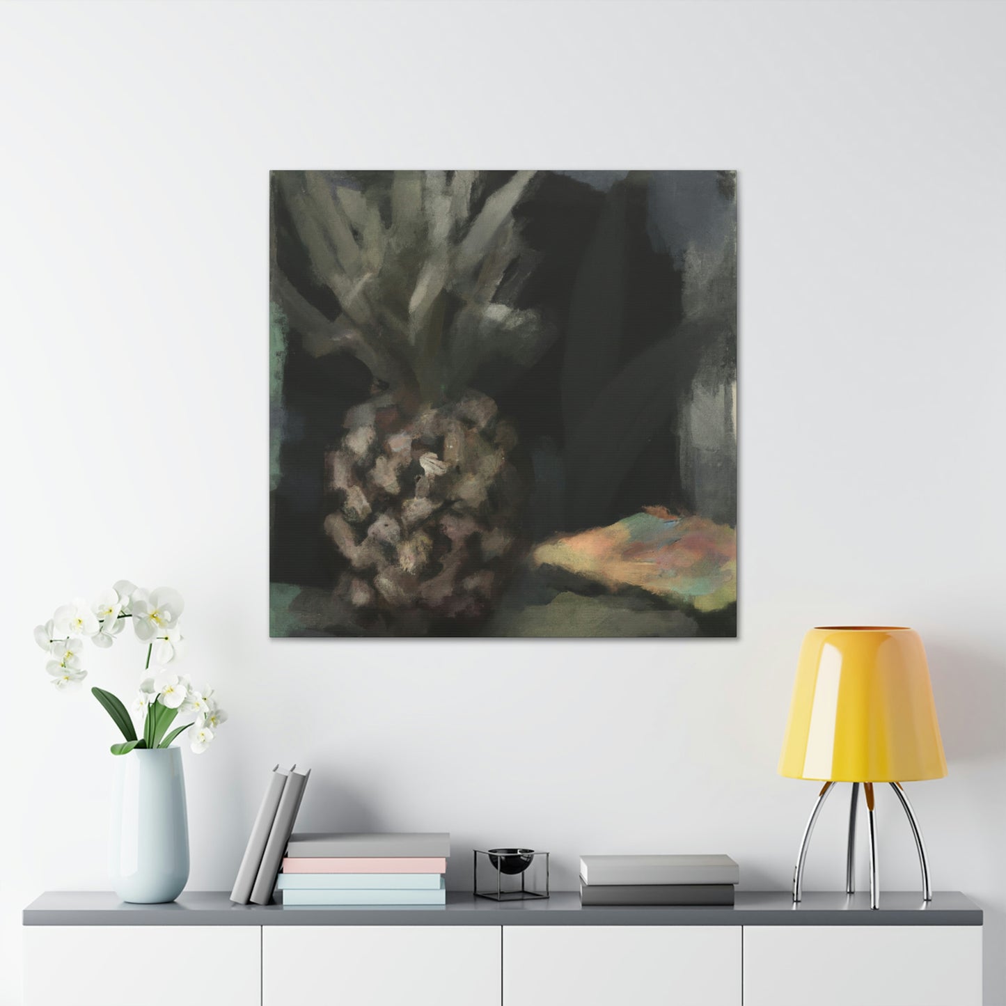 "Pineapple in Expressionism" - Canvas