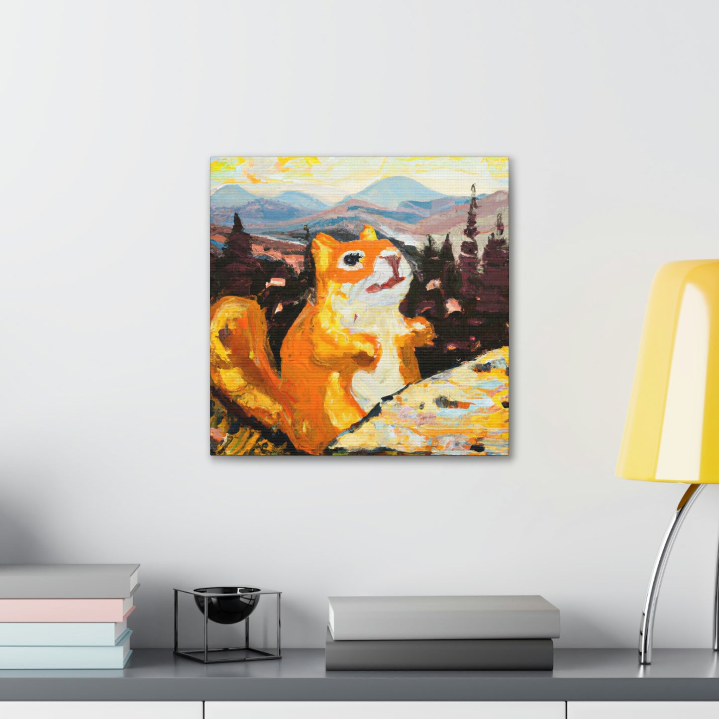 Chipmunk in Abstraction - Canvas