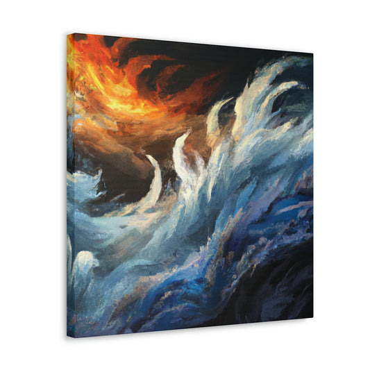 Oceans of Brilliant Hues - Canvas