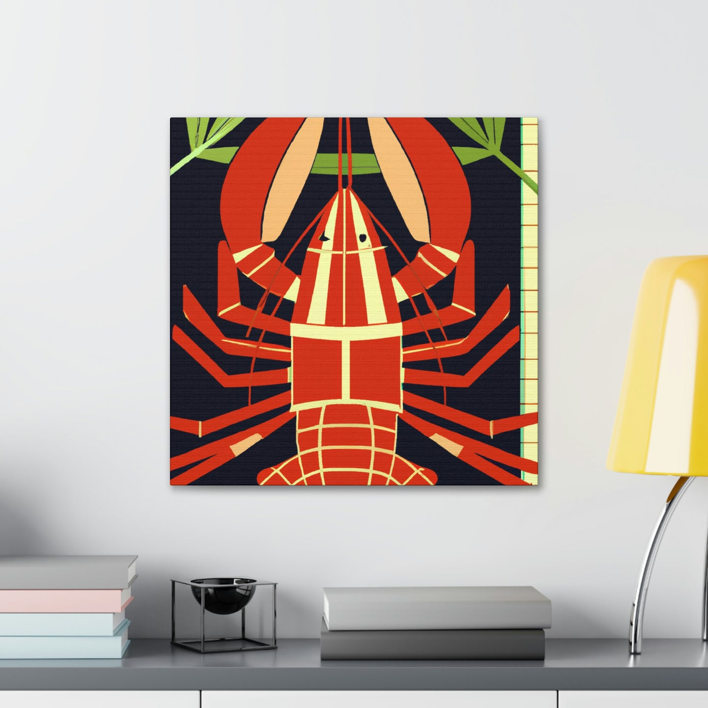 Lobster's Luxurious Glow - Canvas