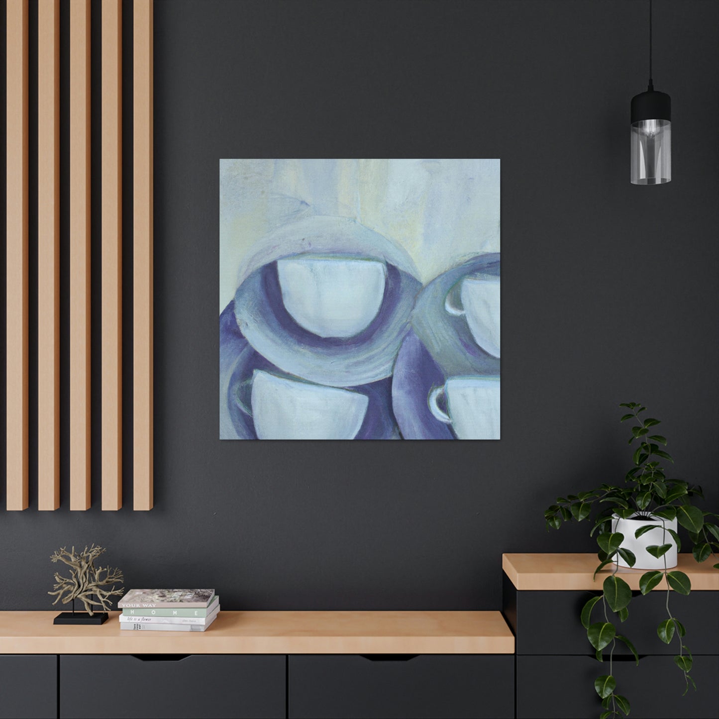 Tea in Timely Cups - Canvas