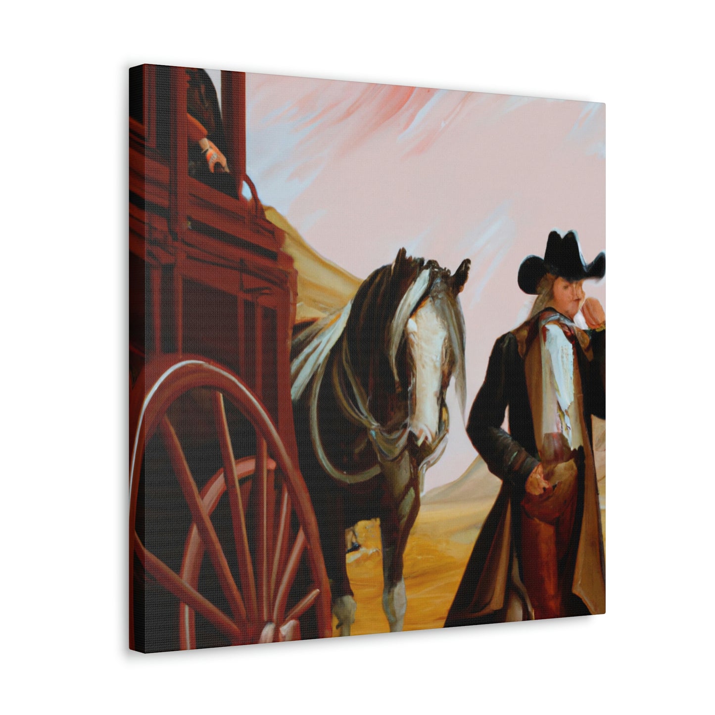 Stagecoach Neoclassicism - Canvas