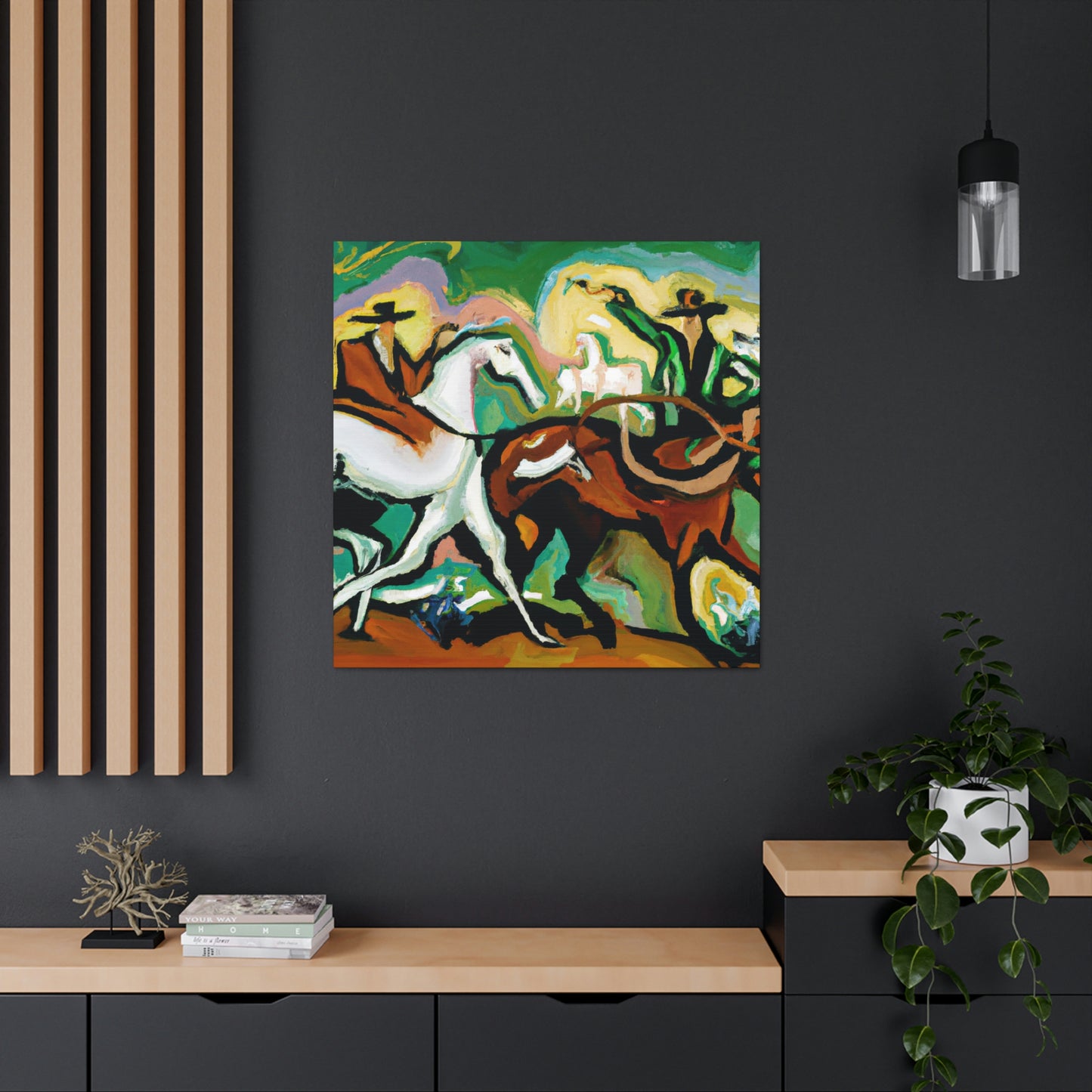 Stagecoach in Motion - Canvas