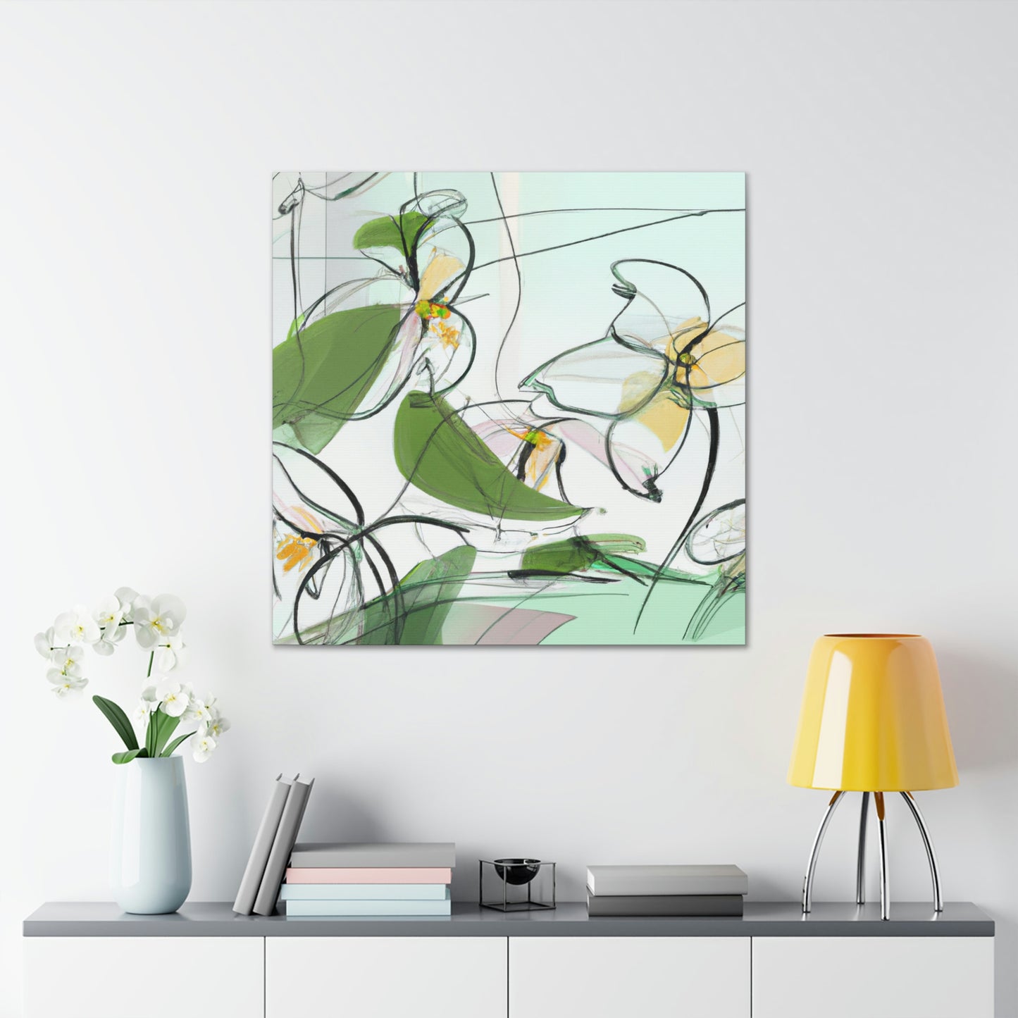 Jasmine in Art Deco - Canvas