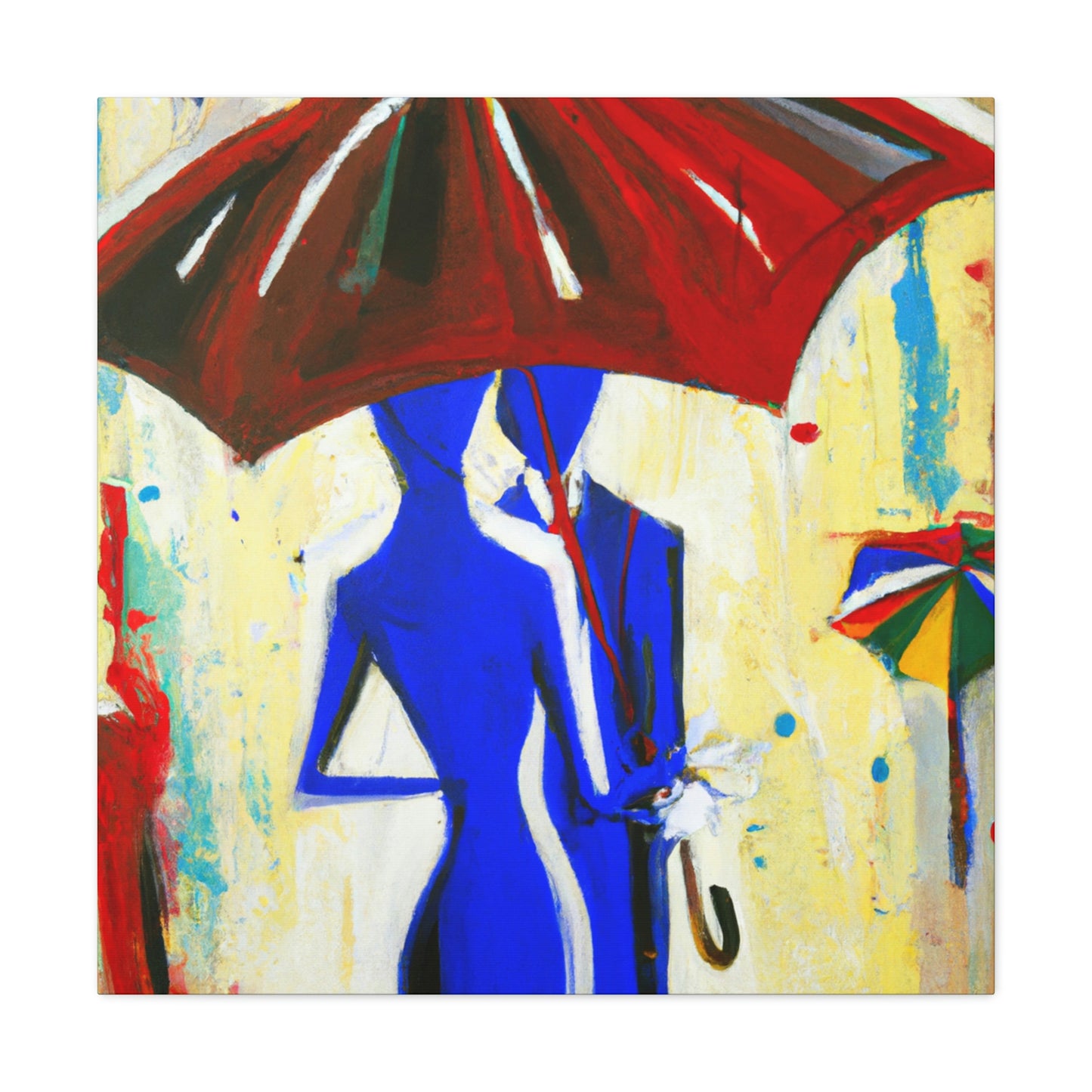 Love Under Rainy Skies - Canvas