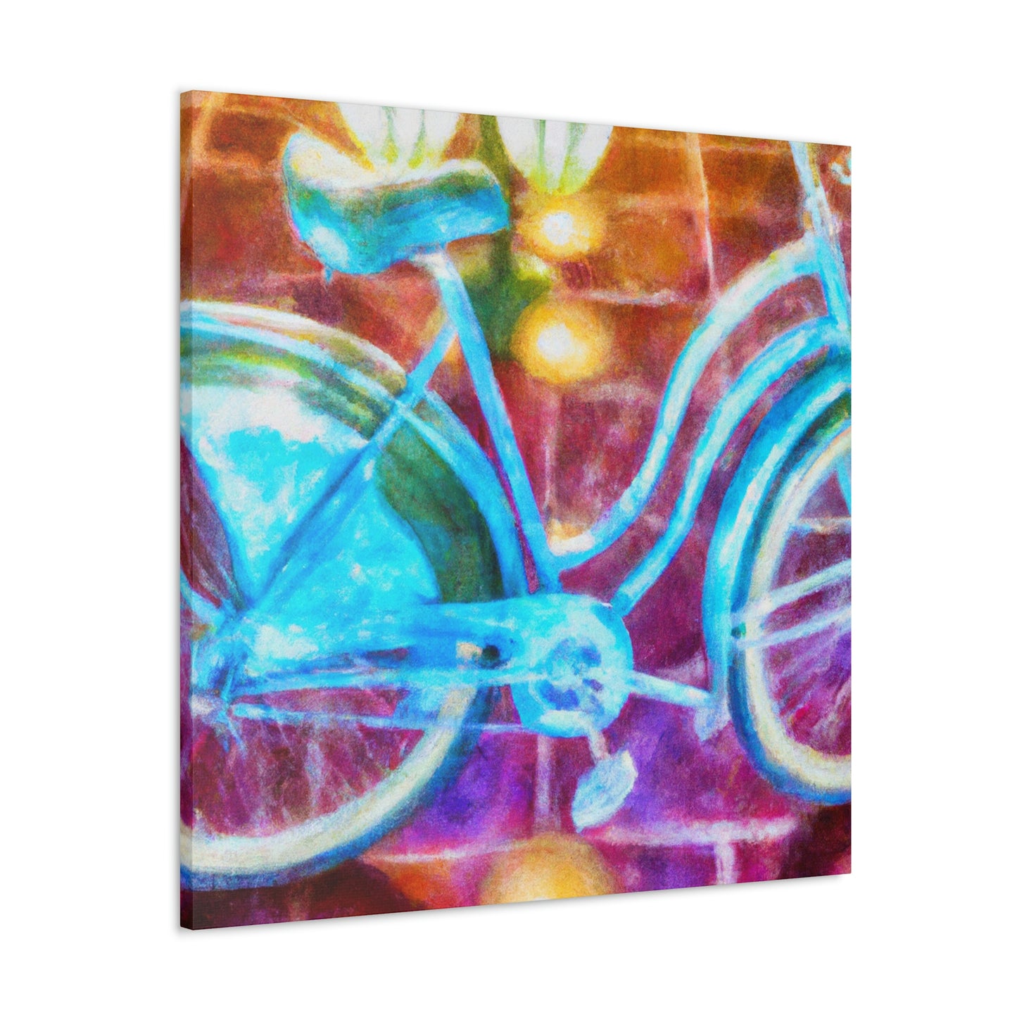 "Riding in Style: Bike" - Canvas