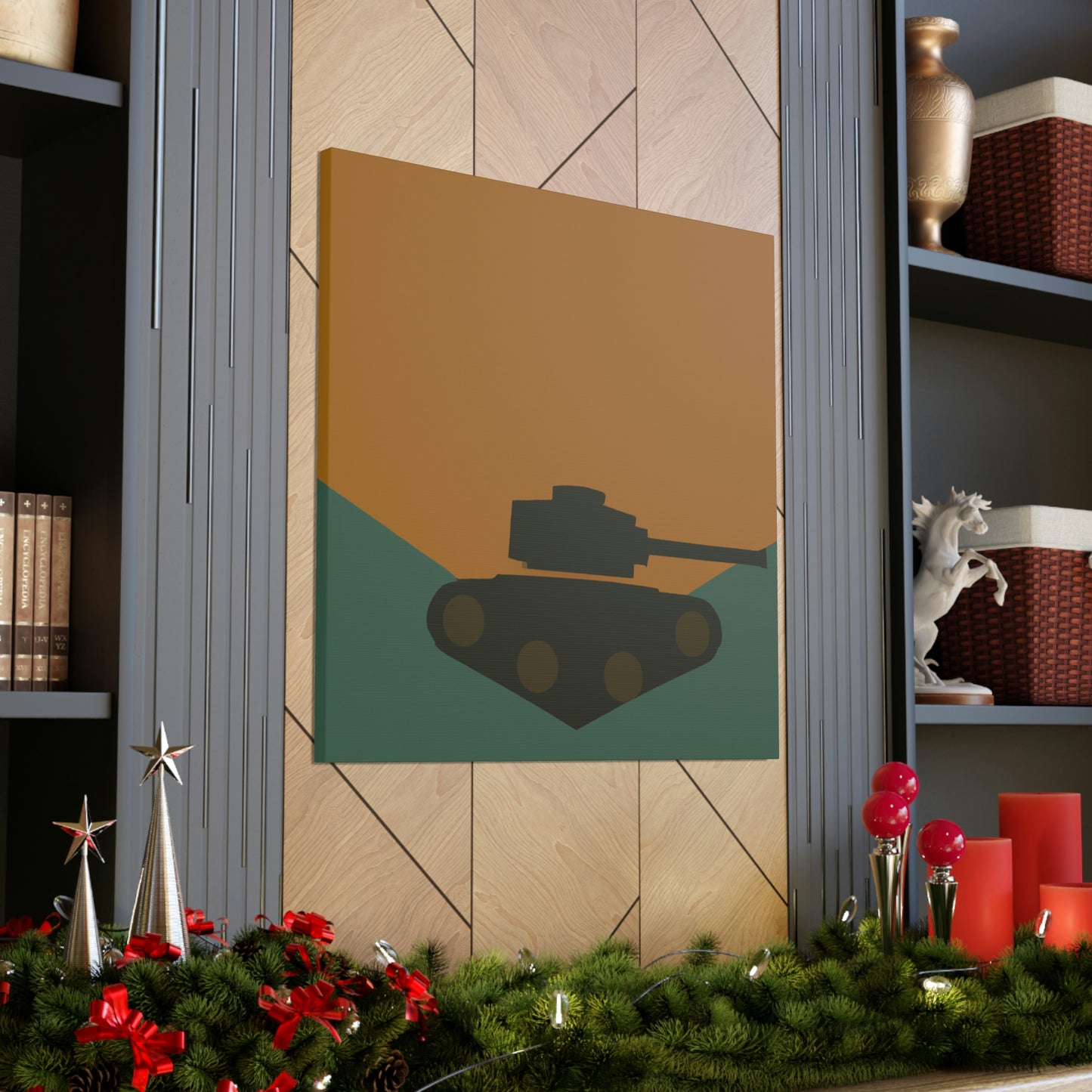 "Tank Turret Simplicity" - Canvas