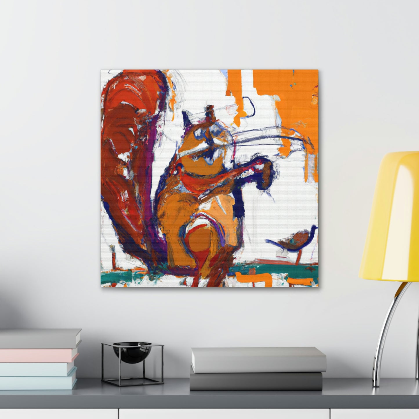 Squirrel Among Expressionism - Canvas