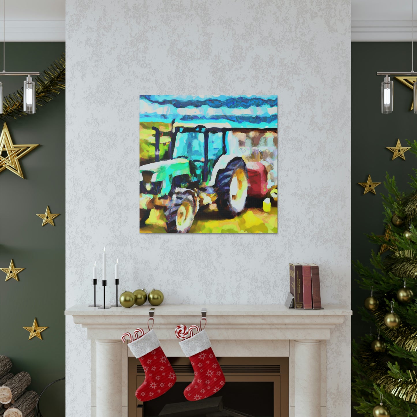 A Tractor's Endurance - Canvas