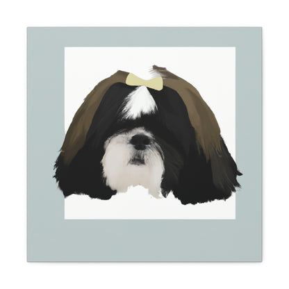 "Classic Shih Tzu Portrait" - Canvas