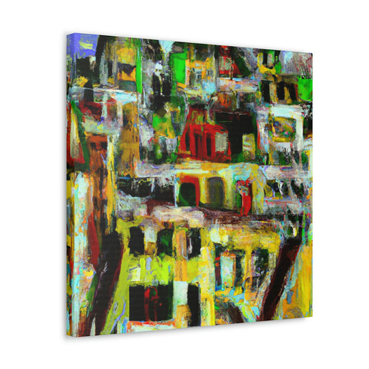 "Tudor Abstract Expressionism" - Canvas