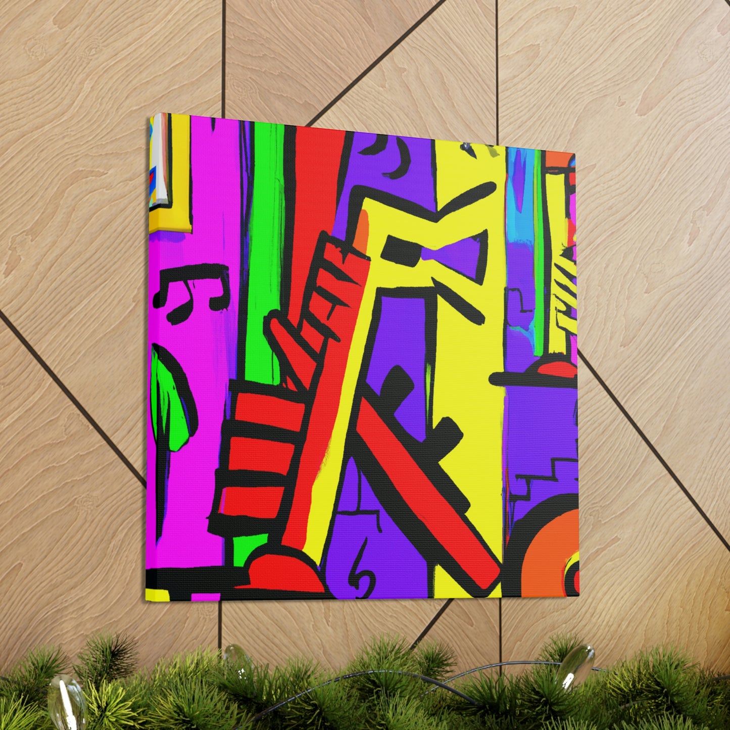 "Flute in Fauvist Hues" - Canvas