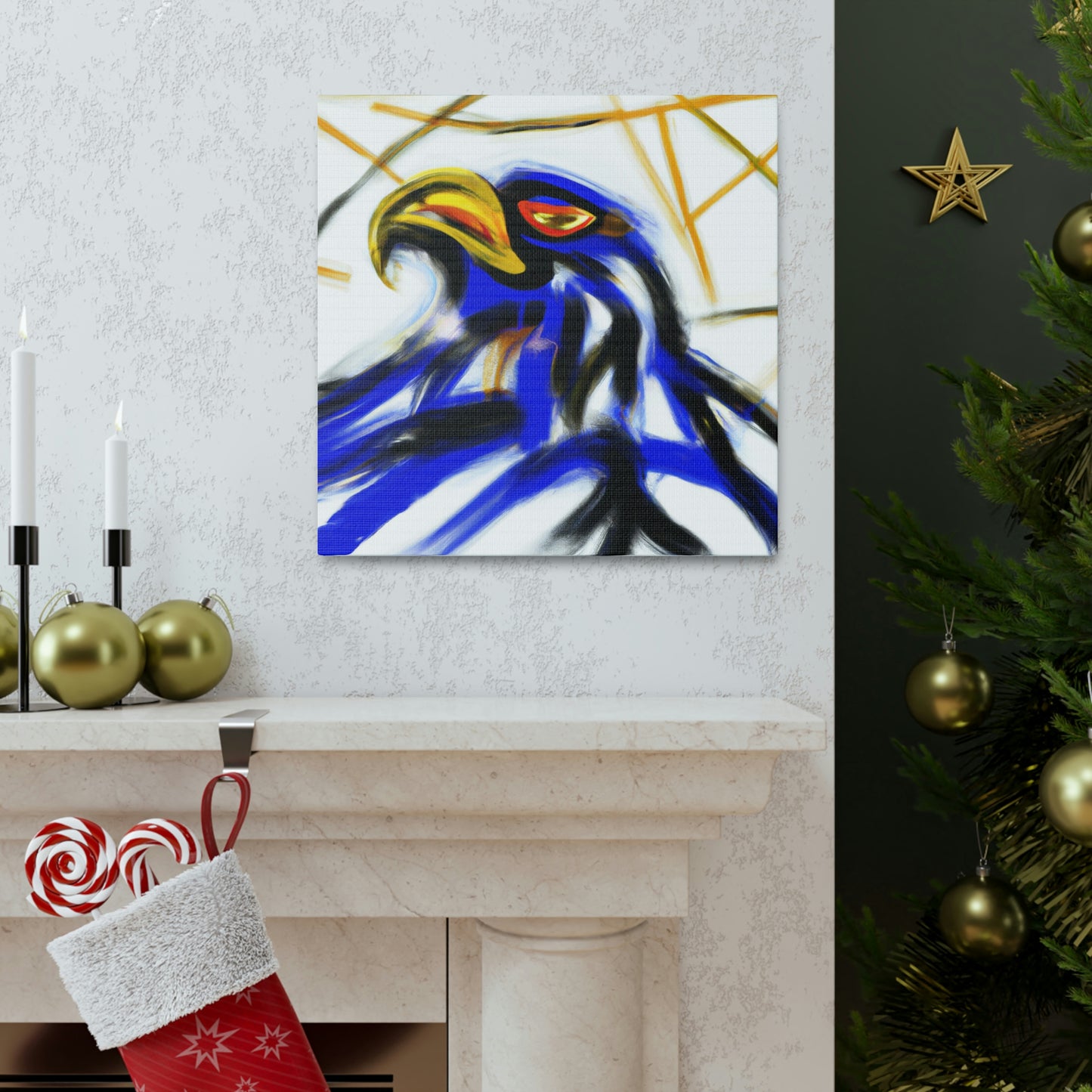 Eagle in Expressionism - Canvas