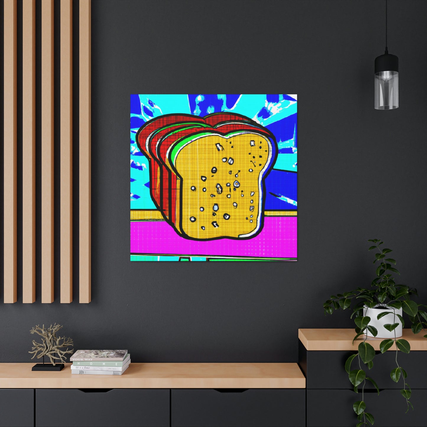 Bread in Pop Art - Canvas