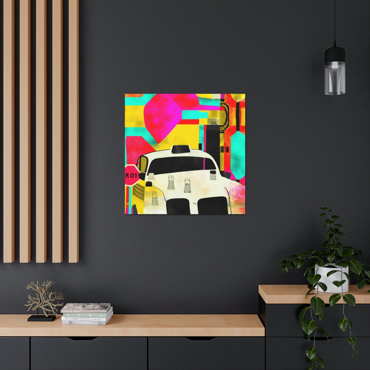 "Taxi Ride Illumination" - Canvas