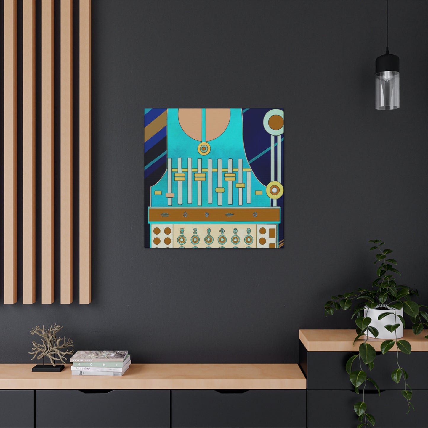 "Deco Orchestra Harmonized" - Canvas