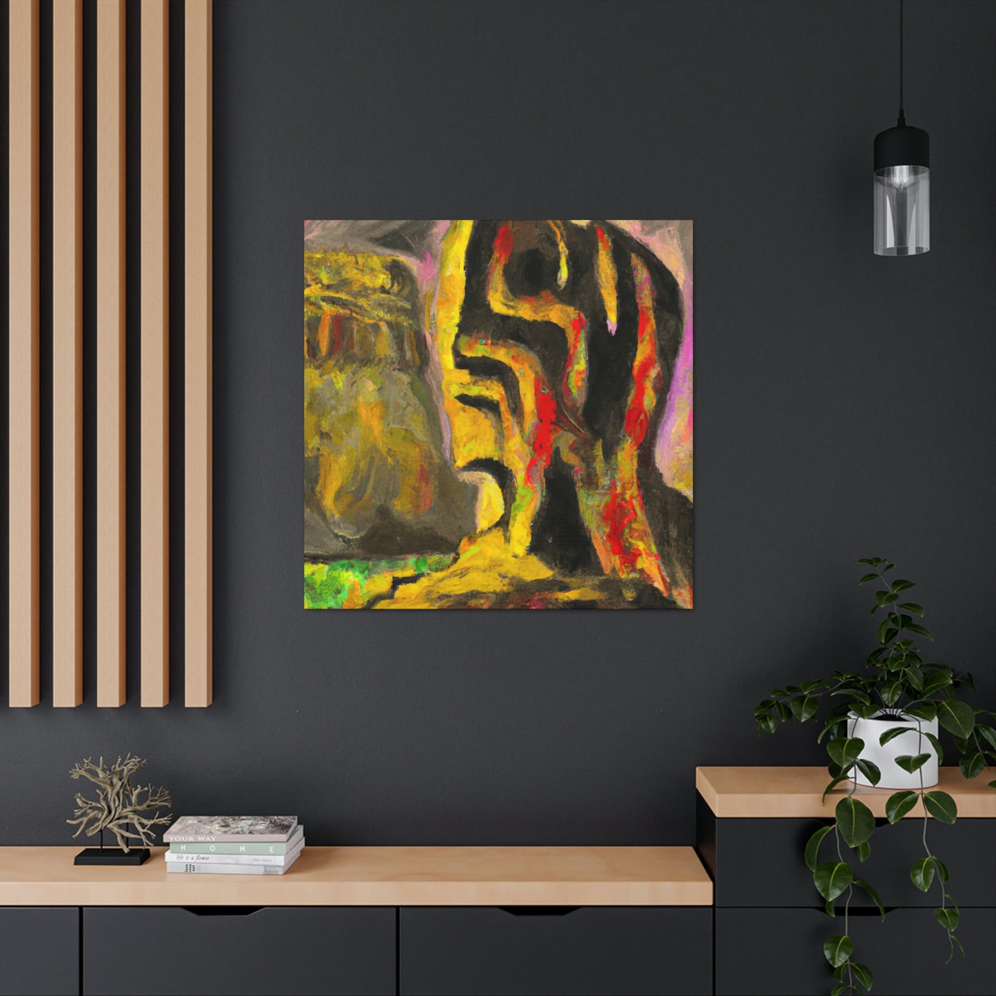 "Canyon of Emotional Colors" - Canvas