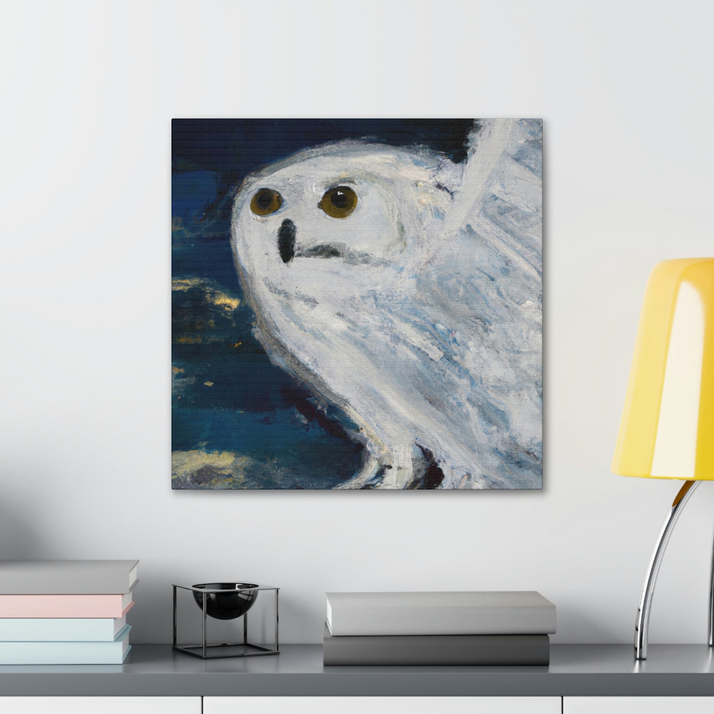 Snowy Owl Majesty - Canvas