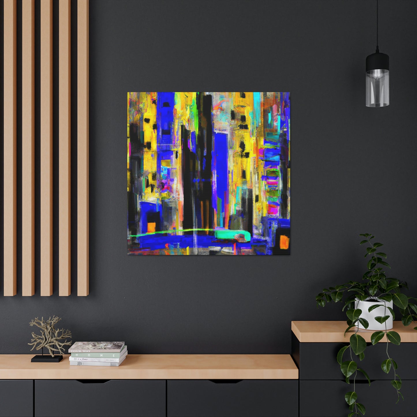 "Art Deco Abstraction" - Canvas