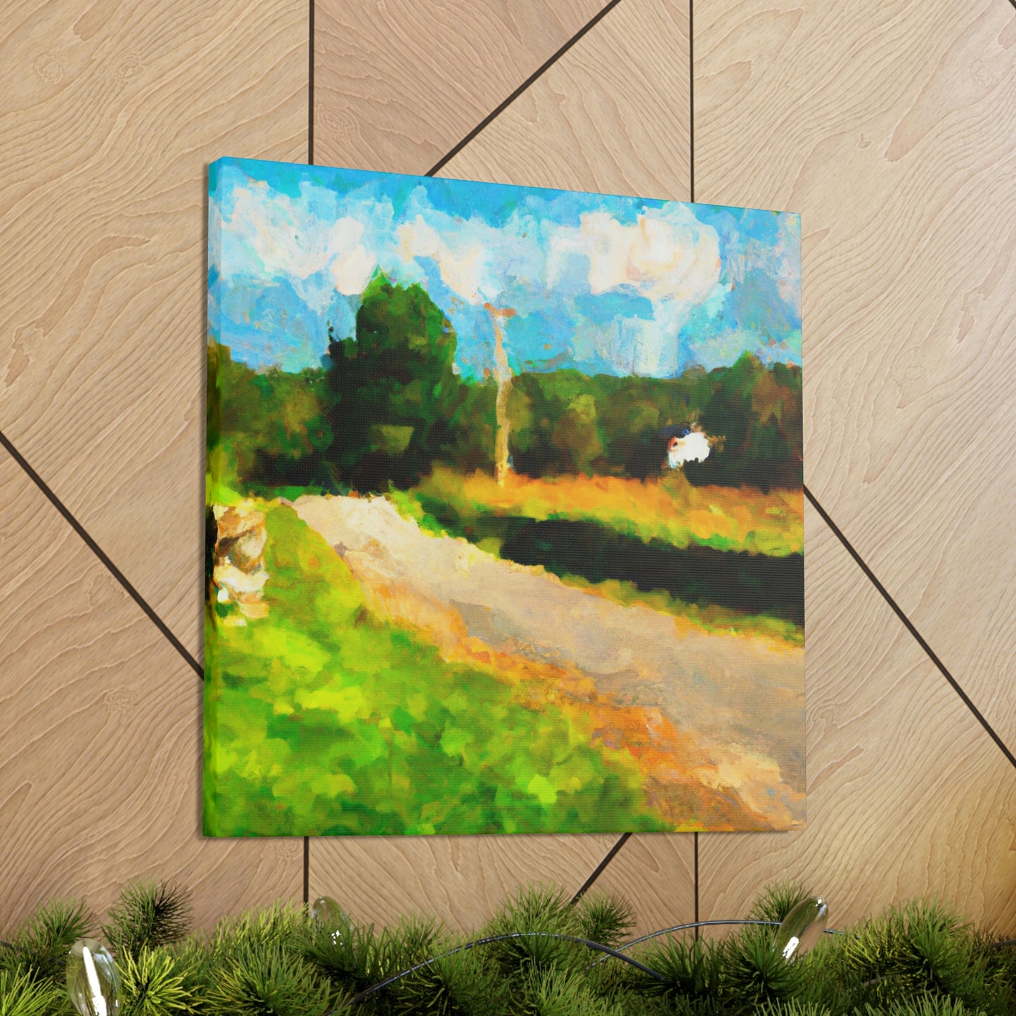 "Country Road Impressionism" - Canvas