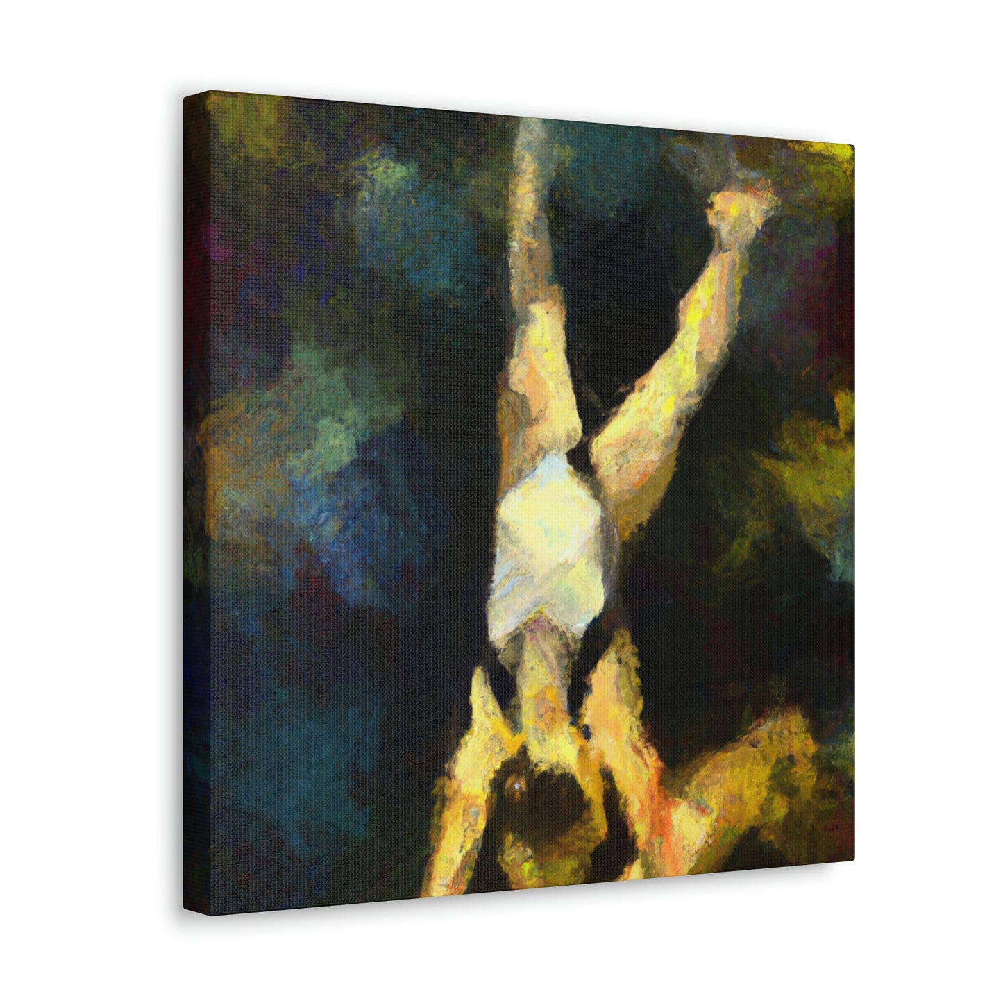 "Gymnasts in Motion" - Canvas