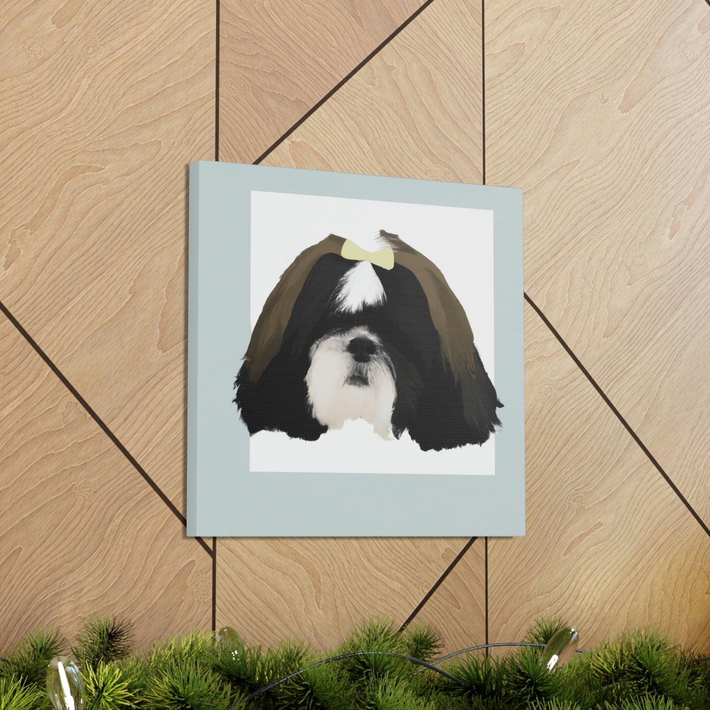 "Classic Shih Tzu Portrait" - Canvas