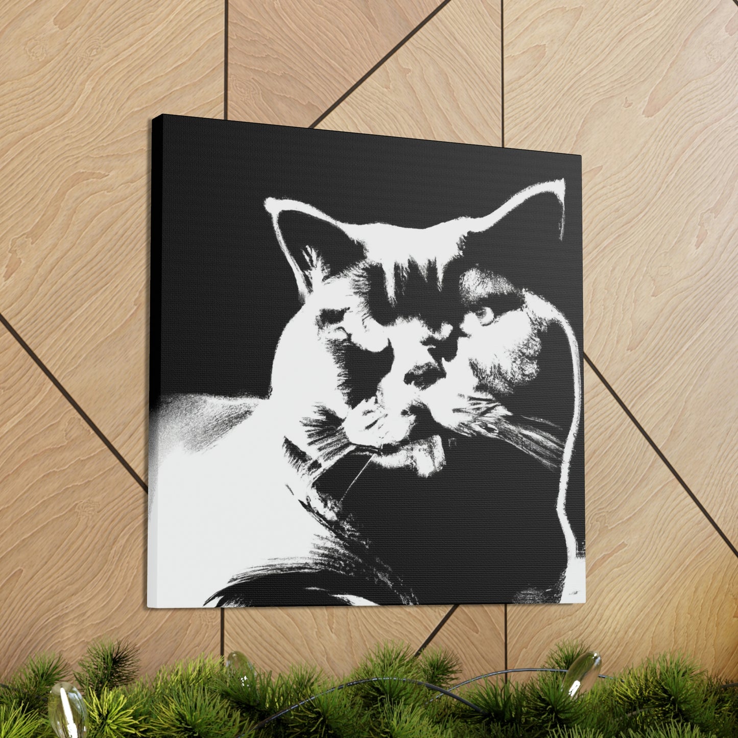 "Pop Britannia Cat Portrait" - Canvas