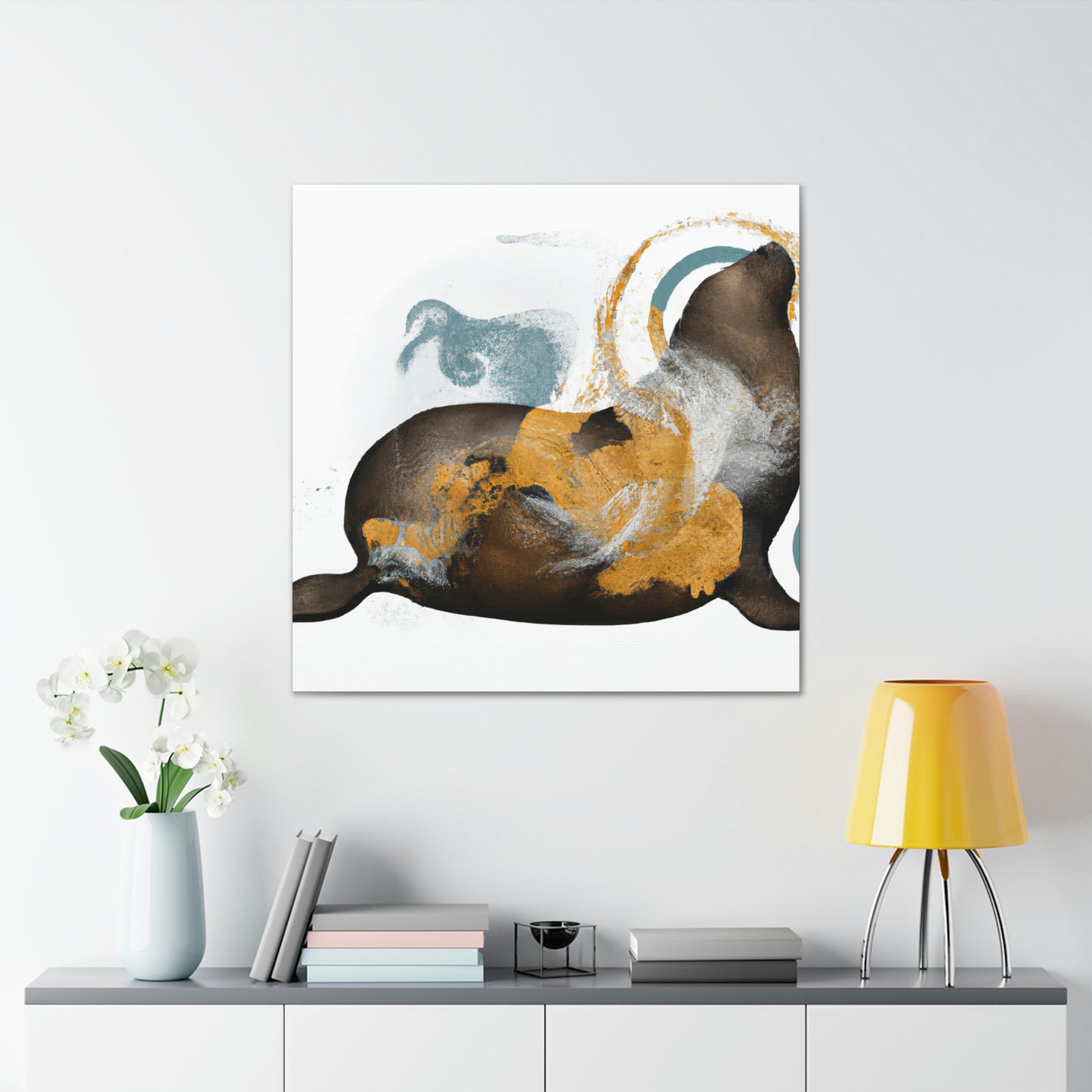 Sea Lion Splendor - Canvas