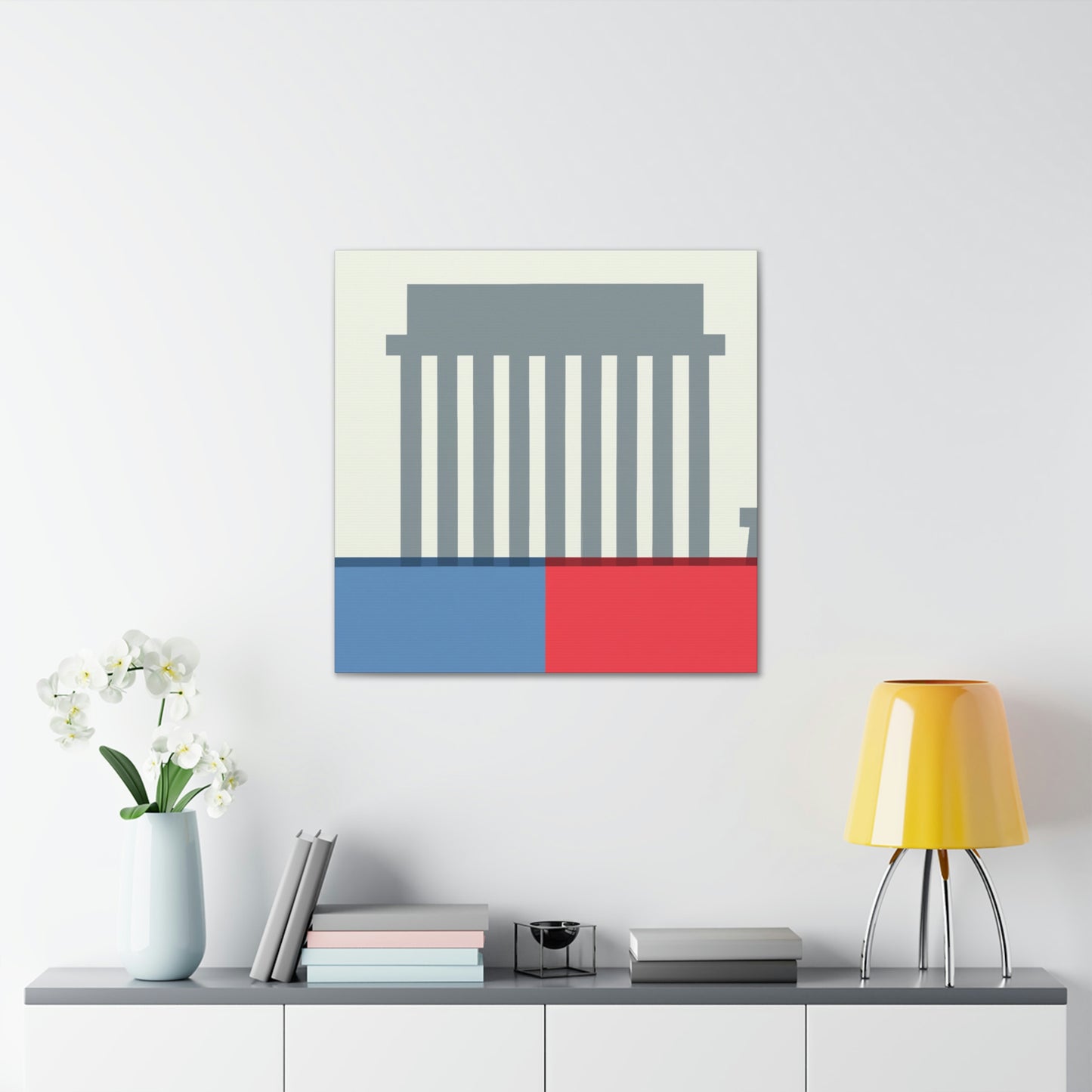 Lincoln Memorial Simplicity - Canvas