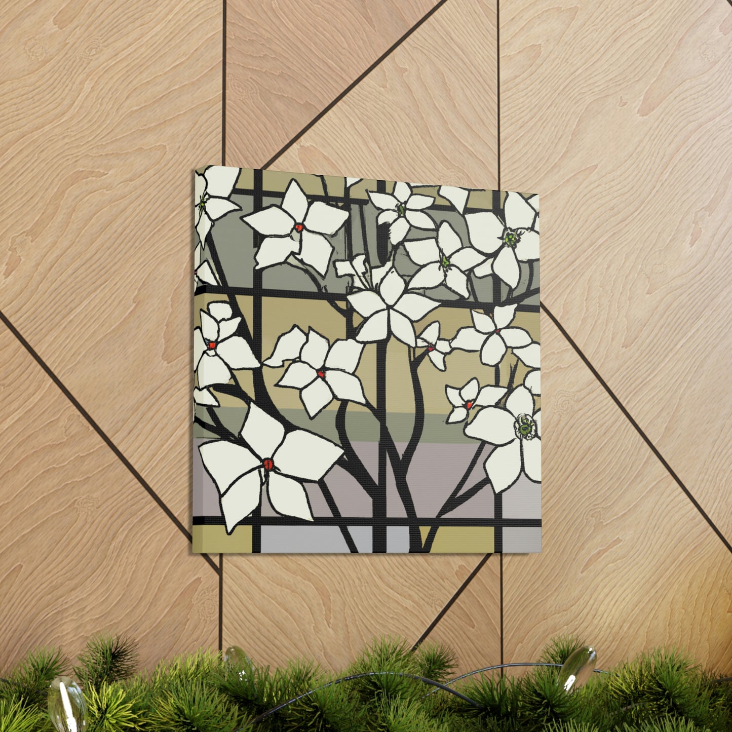 "Spear of Dogwood Blossoms" - Canvas