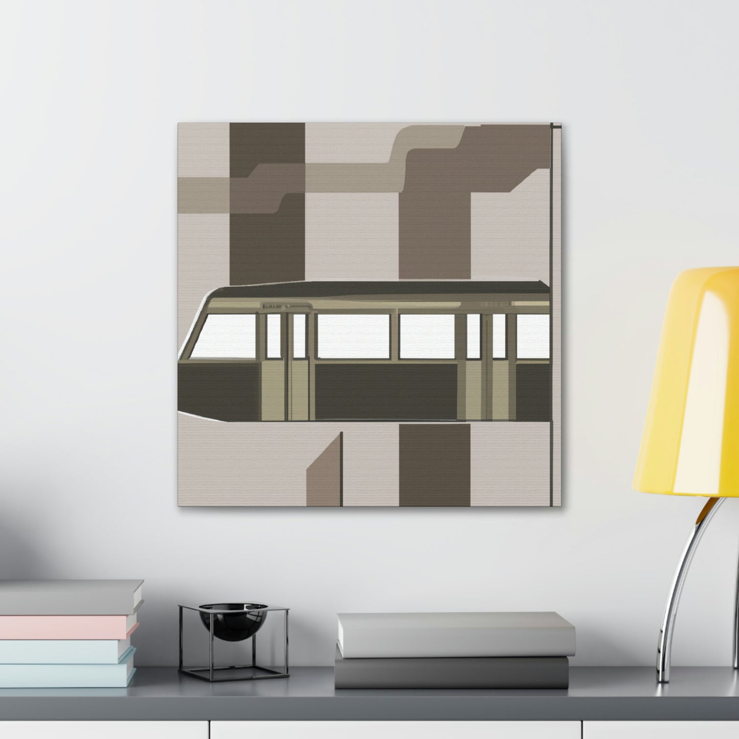 "Subway Journey in Deco" - Canvas