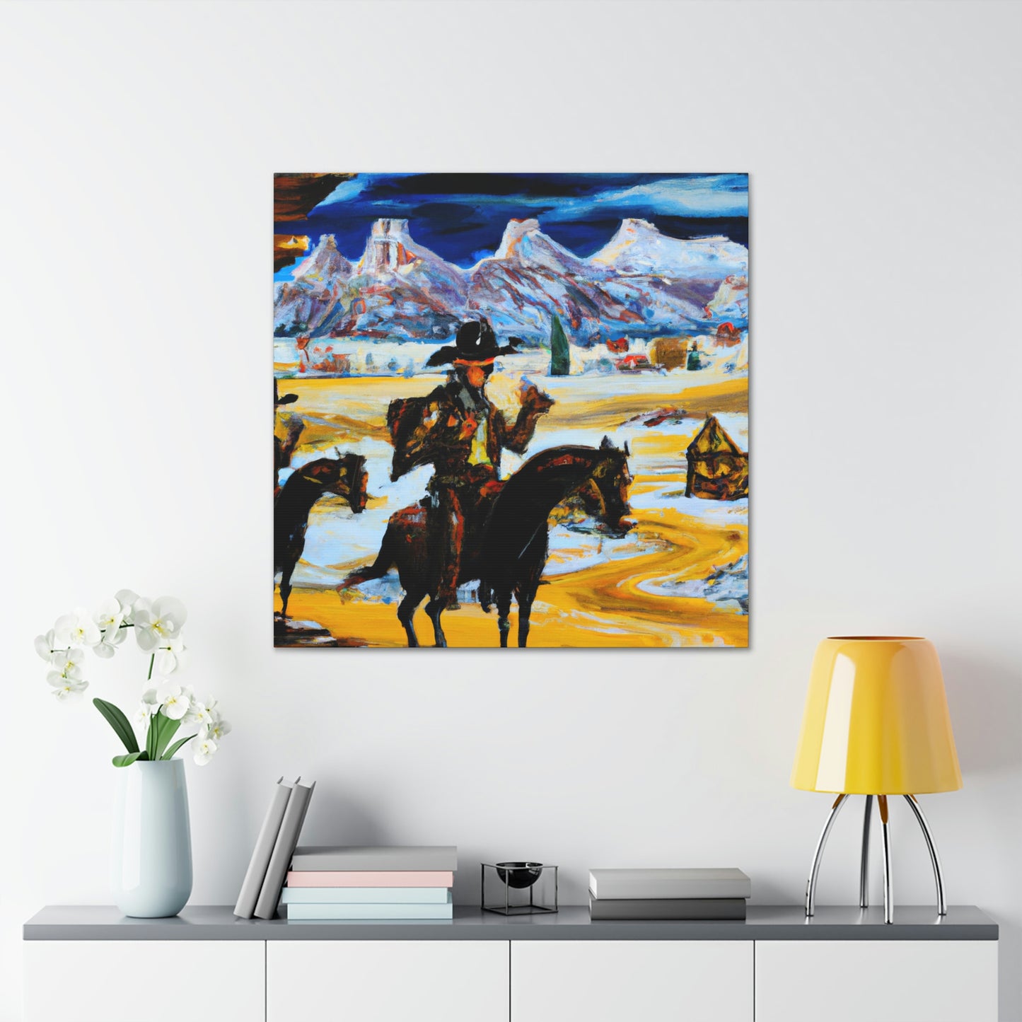 Frontier Town Splendor - Canvas