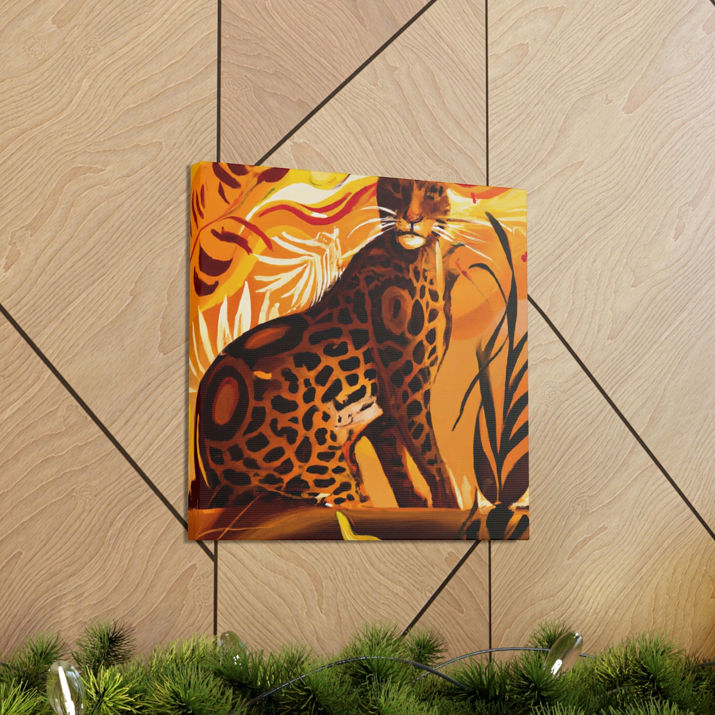 "Leopard in the Jazz Age" - Canvas