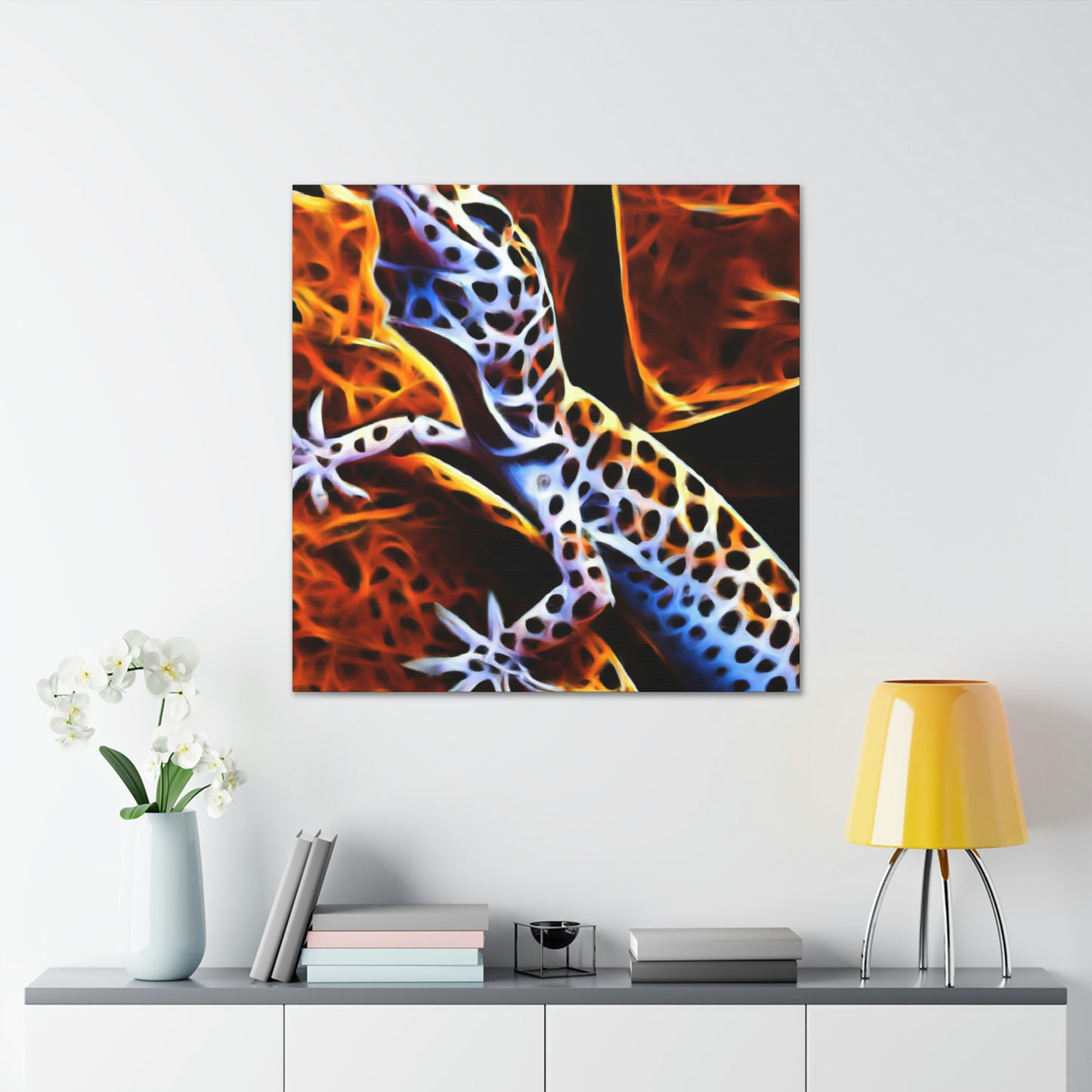 Leopard Gecko Reflection - Canvas