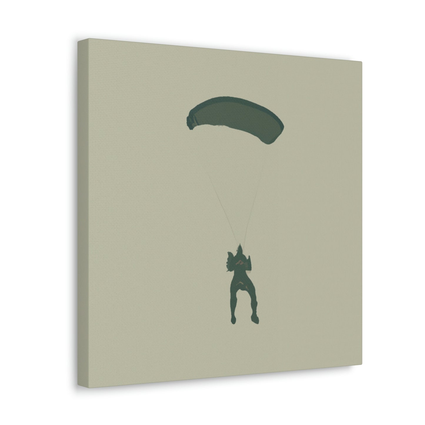 "Paratrooper in Flight" - Canvas