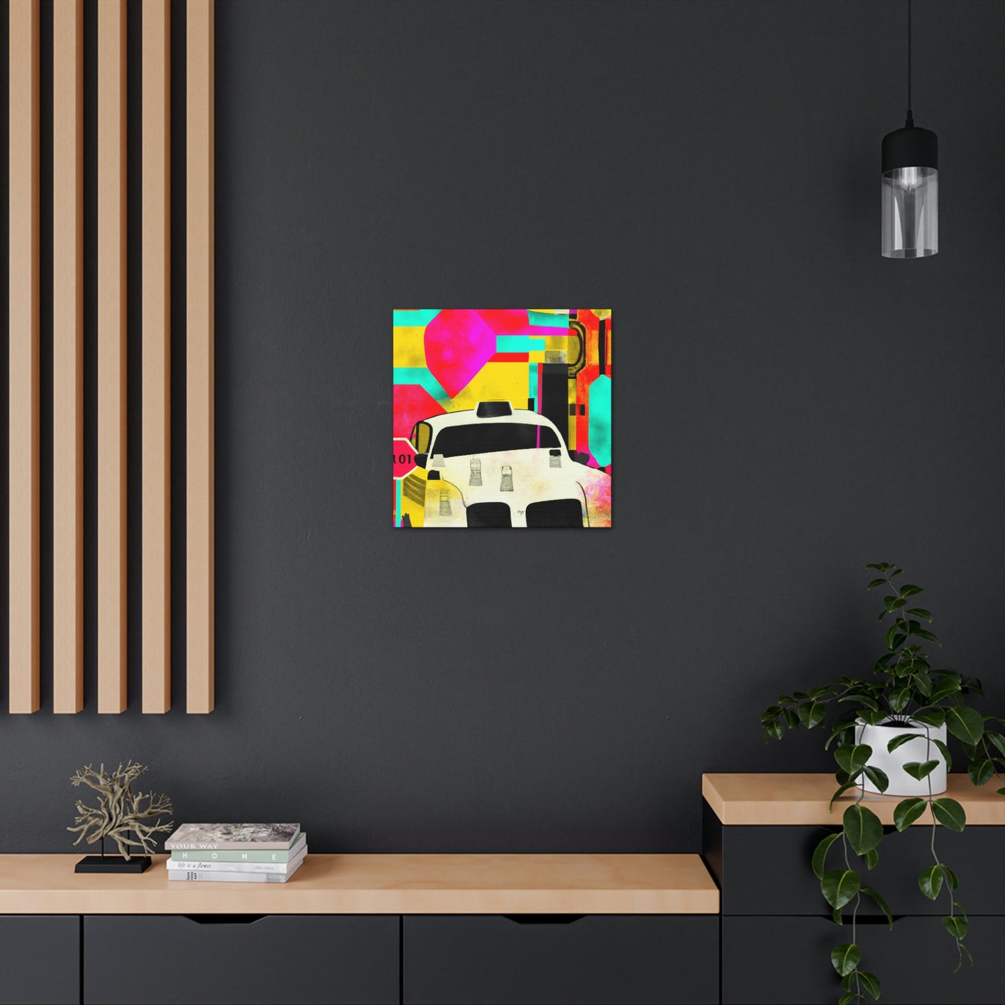 "Taxi Ride Illumination" - Canvas