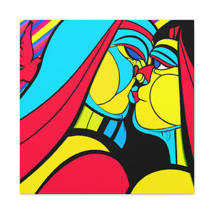 "Lovebirds in Springtime" - Canvas