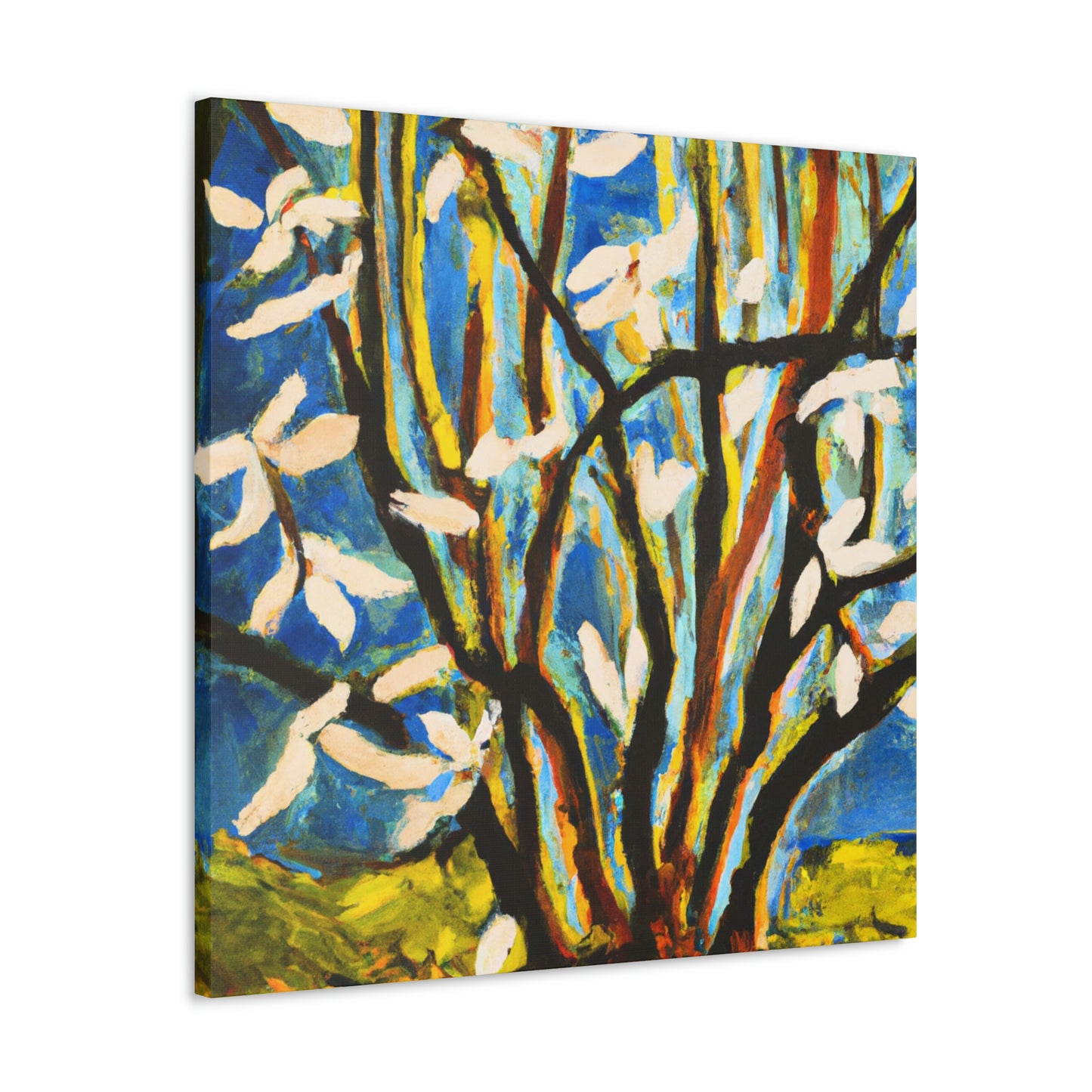 Dogwood in Expressionism - Canvas