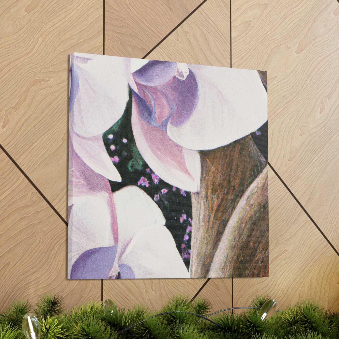 "Orchid in Art Deco". - Canvas